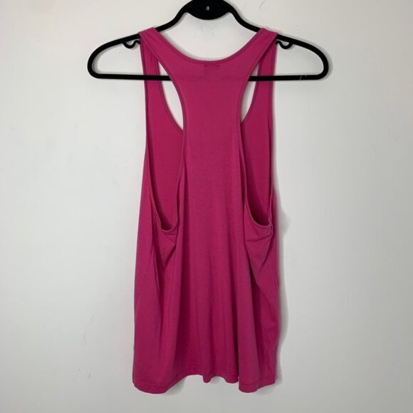 Aritzia Wilfred Tank Top sleeveless Racerback Pima Cotton Pink Size Small - Picture 15 of 15